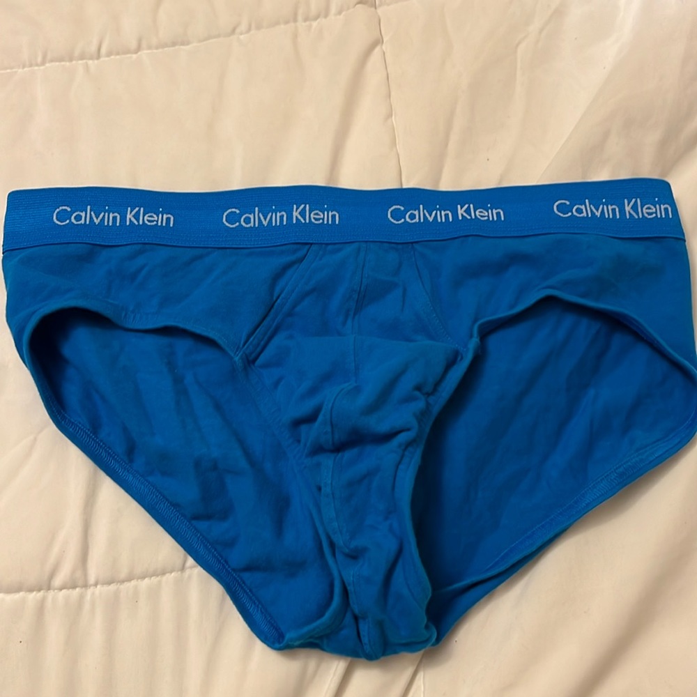 Calvin Klein cotton stretch lowrise hip briefs extra large good condition